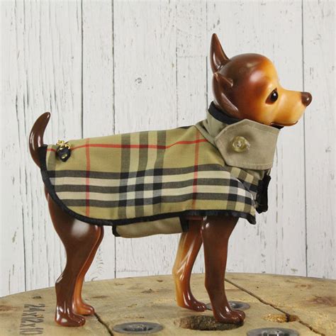 fake burberry dog clothes|Burberry Dog Coat .